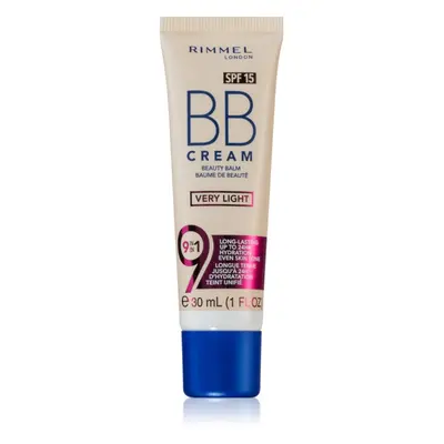 Rimmel BB Cream 9 in 1 BB krém SPF 15 árnyalat Very Light 30 ml