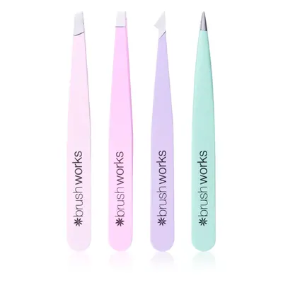 Brushworks Tweezer Set Pastel csipeszszett