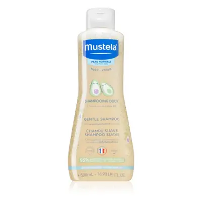 Mustela Bébé finom állagú sampon gyermekeknek születéstől kezdődően 500 ml