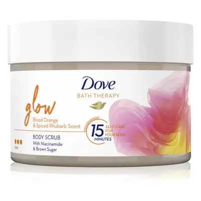 Dove Bath Therapy Glow intenzív test peeling Blood Orange & Rhubarb 295 ml