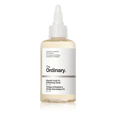 The Ordinary Glycolic Acid 7% Exfoliating Toner hámlasztó tisztító tonik 100 ml