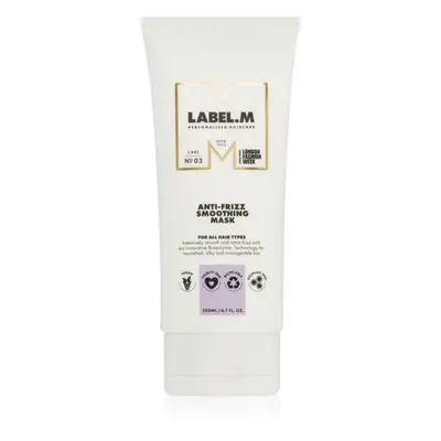 label.m Anti-Frizz Smooting Mask haj maszk töredezés ellen 200 ml