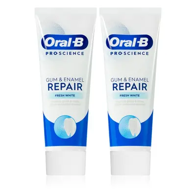 Oral B Gum & Enamel Repair Fresh White fogkrém a friss lehelletért 2x75 ml