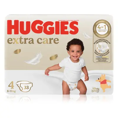 Huggies Extra Care Size 4 eldobható pelenkák 8-16 kg 33 db