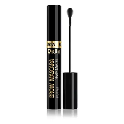 Delia Cosmetics Brow Mascara Shape Master szemöldök és szempillaspirál árnyalat 03 Black 11 ml