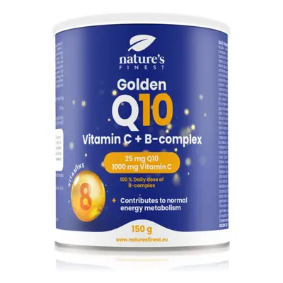 Natures Finest Golden Q10 & B-komplex & Vitamin C Q10 koenzim B- és C-vitamin-komplexszel 150 g