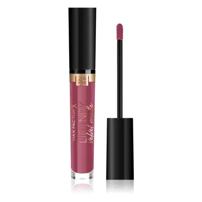 Max Factor Lipfinity Velvet Matte mattító folyékony rúzs árnyalat 005 Matte Merlot 3,5 ml