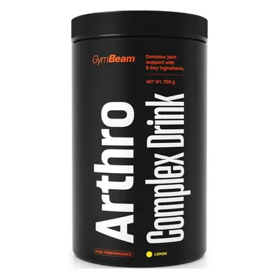 GymBeam Arthro Complex Drink támogatja a mozgásszervek megfelelő működését íz Lemon 700 g