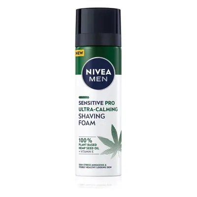 Nivea Men Sensitive Hemp borotválkozási hab kender olajjal 200 ml