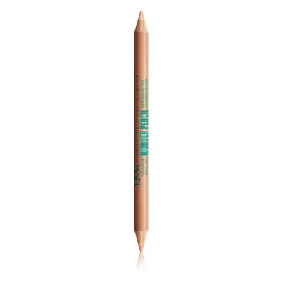 NYX Professional Makeup Wonder Pencil kétoldalas szemceruza árnyalat 03 Medium Peach 2x0,7 g