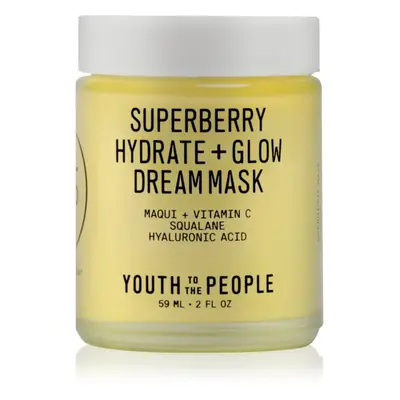 Youth To The People Superberry Hydrate + Glow Dream Mask maszk élénk és hidratált bőr 59 ml