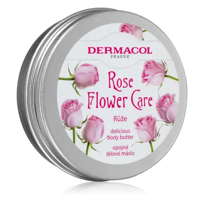 Dermacol Flower Care Rose tápláló vaj a testre rózsa illattal 75 ml