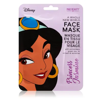 Mad Beauty Disney Princess Jasmine revitalizáló maszk zöld tea kivonattal 25 ml