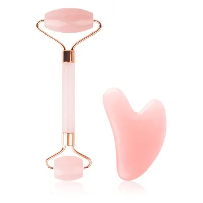 Brushworks Resin Rose Roller & Gua Sha arcápoló szett