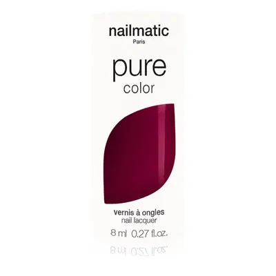 Nailmatic Pure Color körömlakk FAYE-Bordeaux Red 8 ml