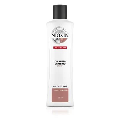 Nioxin System 3 Color Safe tisztító sampon a festett, ritkuló hajra 300 ml