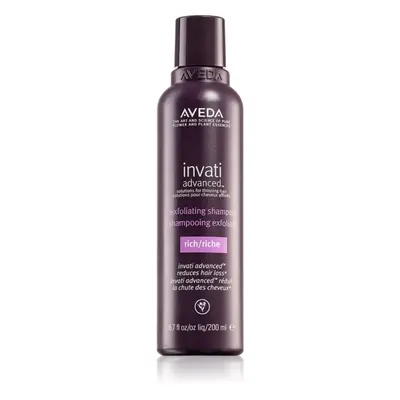 Aveda Invati Advanced™ Exfoliating Rich Shampoo mélyen tisztító sampon peeling hatással 200 ml