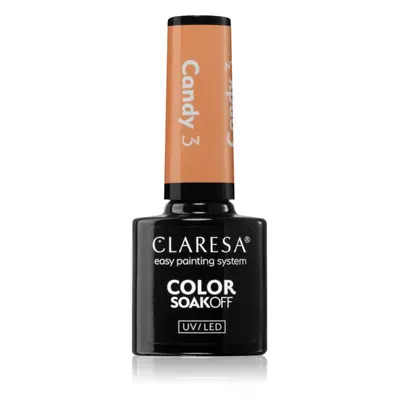 Claresa SoakOff UV/LED Color Candy géles körömlakk árnyalat 3 5 g