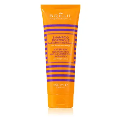 Brelil Professional Solaire After Sun Shampoo tápláló sampon nap, klór és sós víz által terhelt 