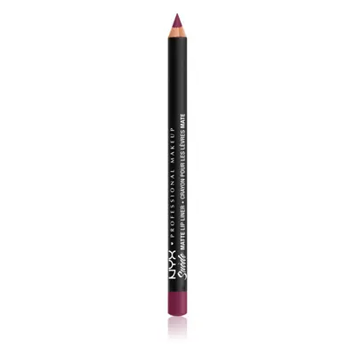 NYX Professional Makeup Suede Matte Lip Liner Matt ajakceruza árnyalat 58 Girl, Bye 1 g