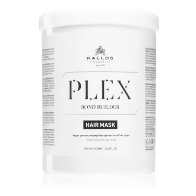 Kallos Plex Hair Mask regeneráló maszk sérült, vegyileg kezelt hajra 1000 ml