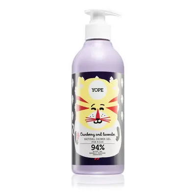 Yope Cranberry & Lavender intenzíven hidratáló tusfürdő gyermekeknek 400 ml