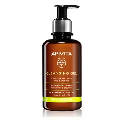 Apivita Cleansing Gel for Oily Skin tisztító gél kombinált és zsíros bőrre 200 ml