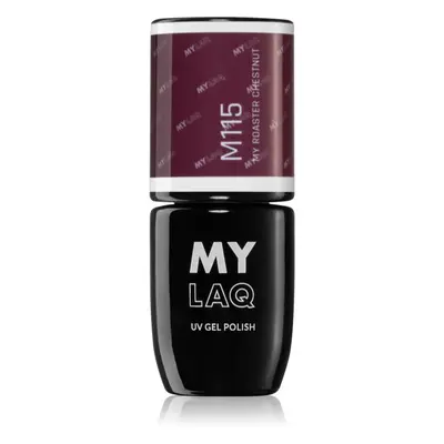 MYLAQ UV Gel Polish géles körömlakk árnyalat My Roaster Chestnut 5 ml