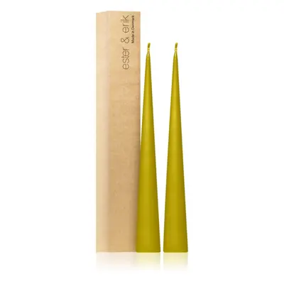 ester & erik cone candles pure wasabi (no. 68/2) gyertya 2x37 cm