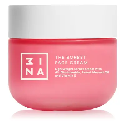 3INA The Sorbet Face Cream könnyű hidratáló krém az arcra 50 ml