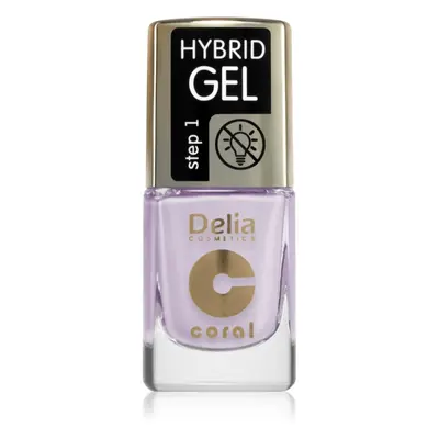 Delia Cosmetics Coral Hybrid Gel géles körömlakk UV/LED lámpa használata nélkül árnyalat 115 11 