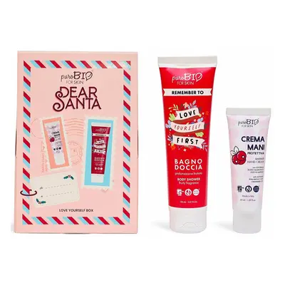 puroBIO Cosmetics Dear Santa Love yourself Box ajándékszett testre 2 db