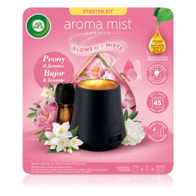 Air Wick Aroma Mist Peony & Jasmine Aroma diffúzor töltettel + akkumulátor 1 db