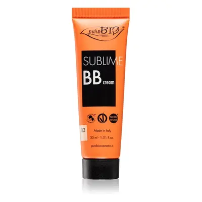 puroBIO Cosmetics Sublime BB Cream hidratáló BB krém árnyalat 02 30 ml