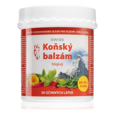 Swiss Horse balm Warm gél melegítő hatású 550 ml