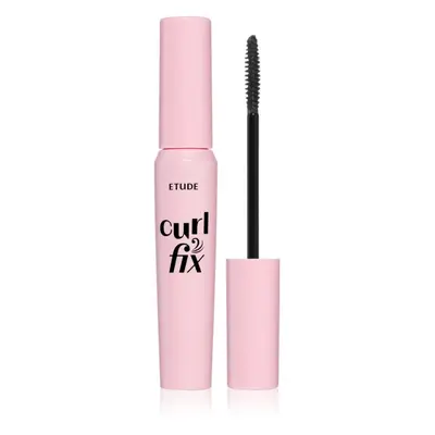 ETUDE Curl Fix Mascara vízálló szempillaspirál a dús és ívelt pillákért árnyalat 01 Black 8 g