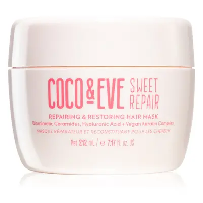 Coco & Eve Sweet Repair Repairing & Restoring Hair Mask intenzív maszk az erős és fénylő hajért 