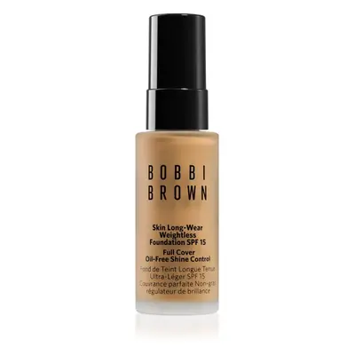 Bobbi Brown Mini Skin Long-Wear Weightless Foundation tartós alapozó SPF 15 árnyalat Honey 13 ml