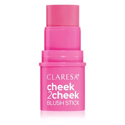 Claresa Cheek 2 Cheek krémes arcpirosító stift árnyalat 01 Candy Pink 6 g