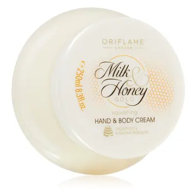 Oriflame Milk & Honey Gold tápláló krém kézre és testre 250 ml