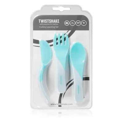 Twistshake Learn Cutlery étkészlet Blue 6 m+ 3 db