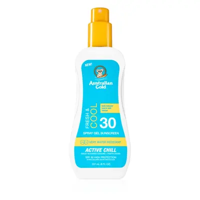 Australian Gold Fresh & Cool fényvédő spray hűsítő hatással SPF 30 237 ml