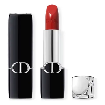 DIOR Rouge Dior hosszan tartó rúzs utántölthető árnyalat 743 Rouge Zinnia Satin 3,5 g