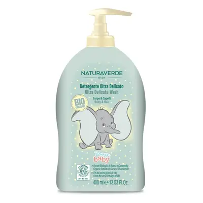 Disney Naturaverde Baby Ultra Delicate Wash tusfürdő gél és sampon 2 in 1 gyermekeknek születést