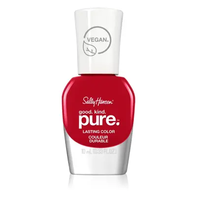 Sally Hansen Good. Kind. Pure. hosszantartó körömlakk feszesítő hatással árnyalat Natural Red 10