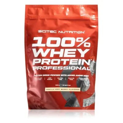 Scitec Nutrition 100% Whey Protein Professional tejsavófehérje emésztőenzimeket tartalmaz íz Van