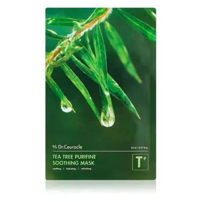 Dr.Ceuracle Tea Tree Purifine nyugtató hatású gézmaszk problémás és pattanásos bőrre 23 ml