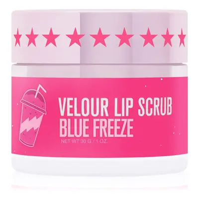 Jeffree Star Cosmetics Velour Lip Scrub cukros peeling az ajkakra Blue Freeze 30 g