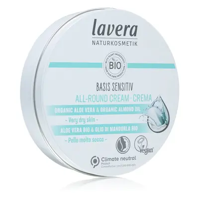 Lavera Basis Sensitiv univerzális krém a nagyon száraz bőrre 150 ml