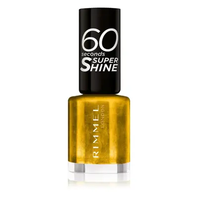 Rimmel 60 Seconds Super Shine körömlakk árnyalat 831 Oh My Gold! 8 ml